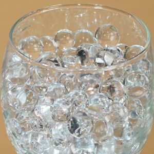 *Clear Round Decorative Water Beads Vase Filler #00452 (NWT) #1